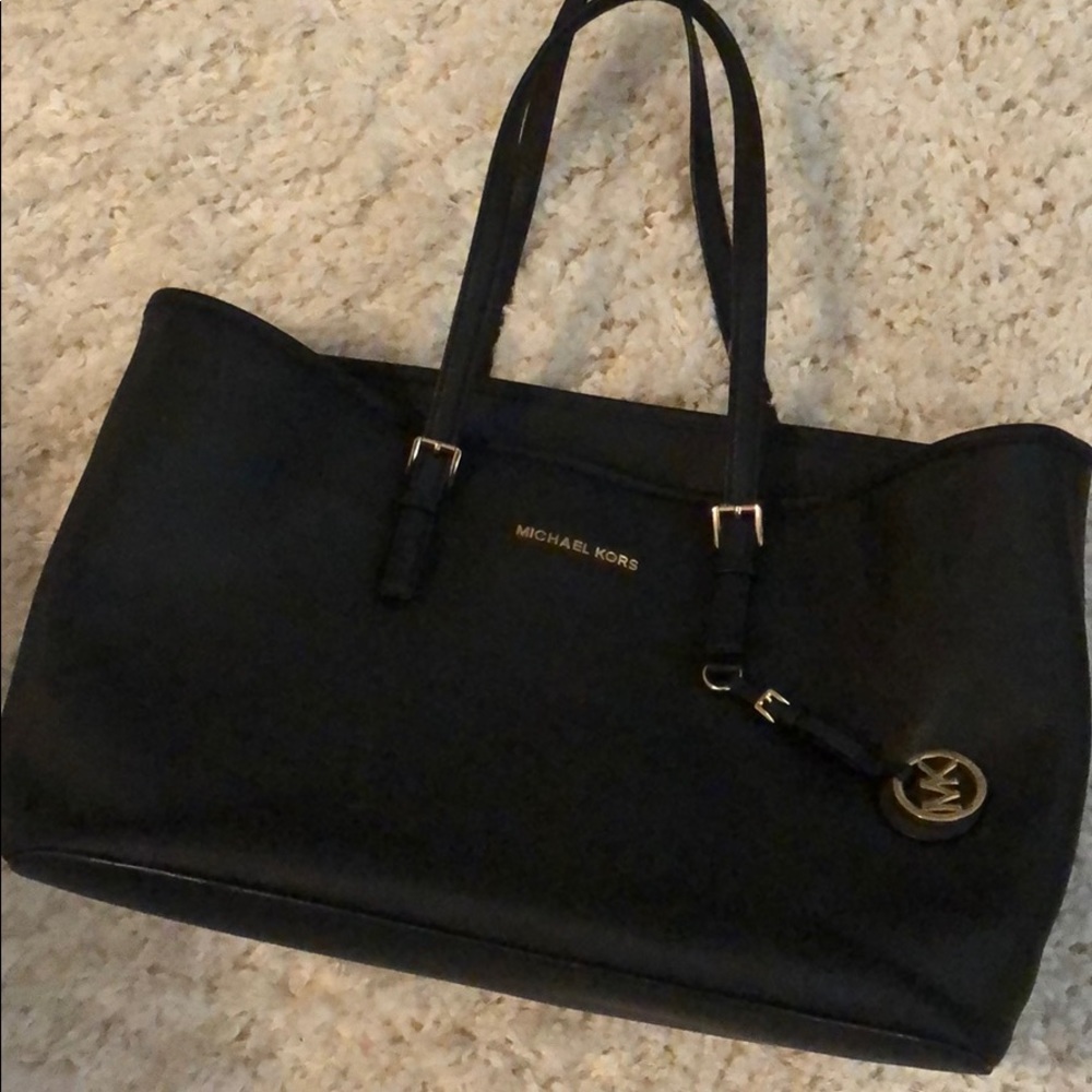 Michael Kors black tote / work bag
